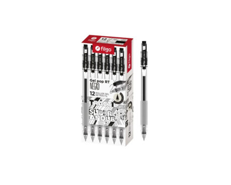 BOLIGRAFO FILGO GEL POP RT ROLLER NEGRO x U.