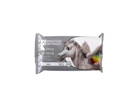 CERAMICA ROME SIN HORNO 500 GR COLOR GRIS