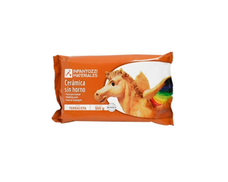 CERAMICA ROME SIN HORNO 500 GR COLOR TERRACOTA