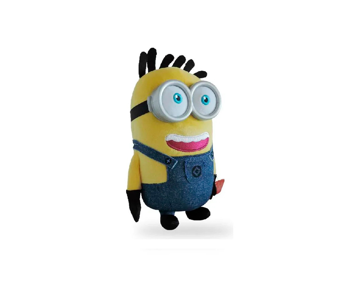 PELUCHE MN090 MINIONS HENRY 3D LENTES 22 CM