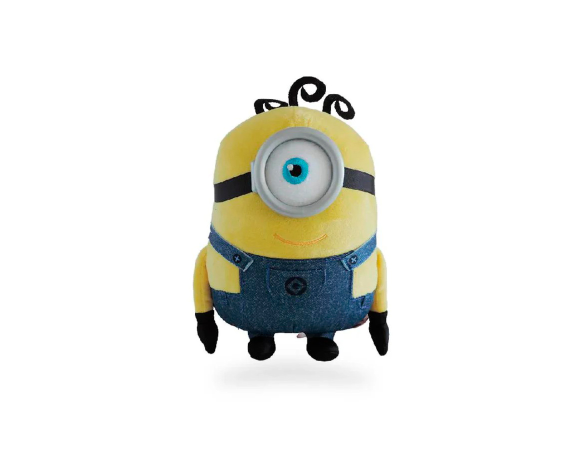 PELUCHE MN089 MINIONS JAMES 3D LENTES 22 CM