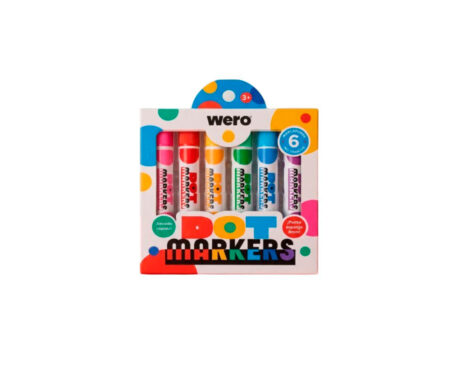 MARCADOR WERO WE4429 DOT x6 PUNTA ESPONJA