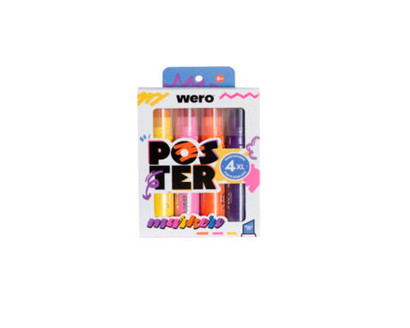 MARCADOR WERO WE4426 x4 POSTER MARKERS