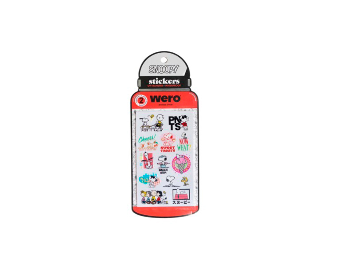 STICKERS WERO WE4392 SNOOPY BOTTLE