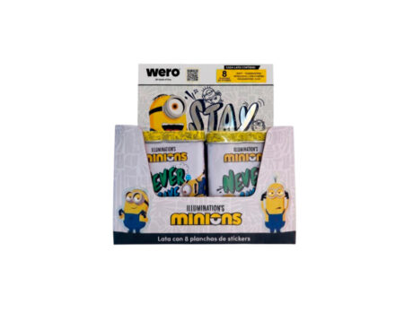 STICKERS WERO WE4408 MINIONS LATA