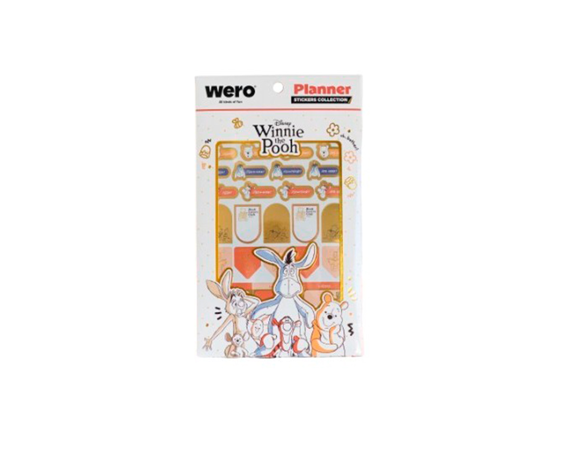 STICKERS WERO WE4413 WINNIE POOH PLANNER