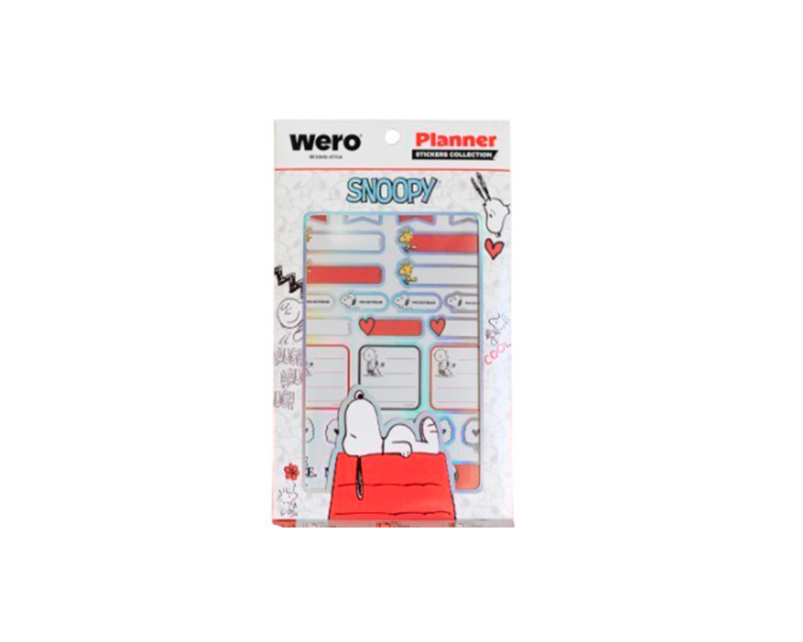 STICKERS WERO WE4415 SNOOPY PLANNER