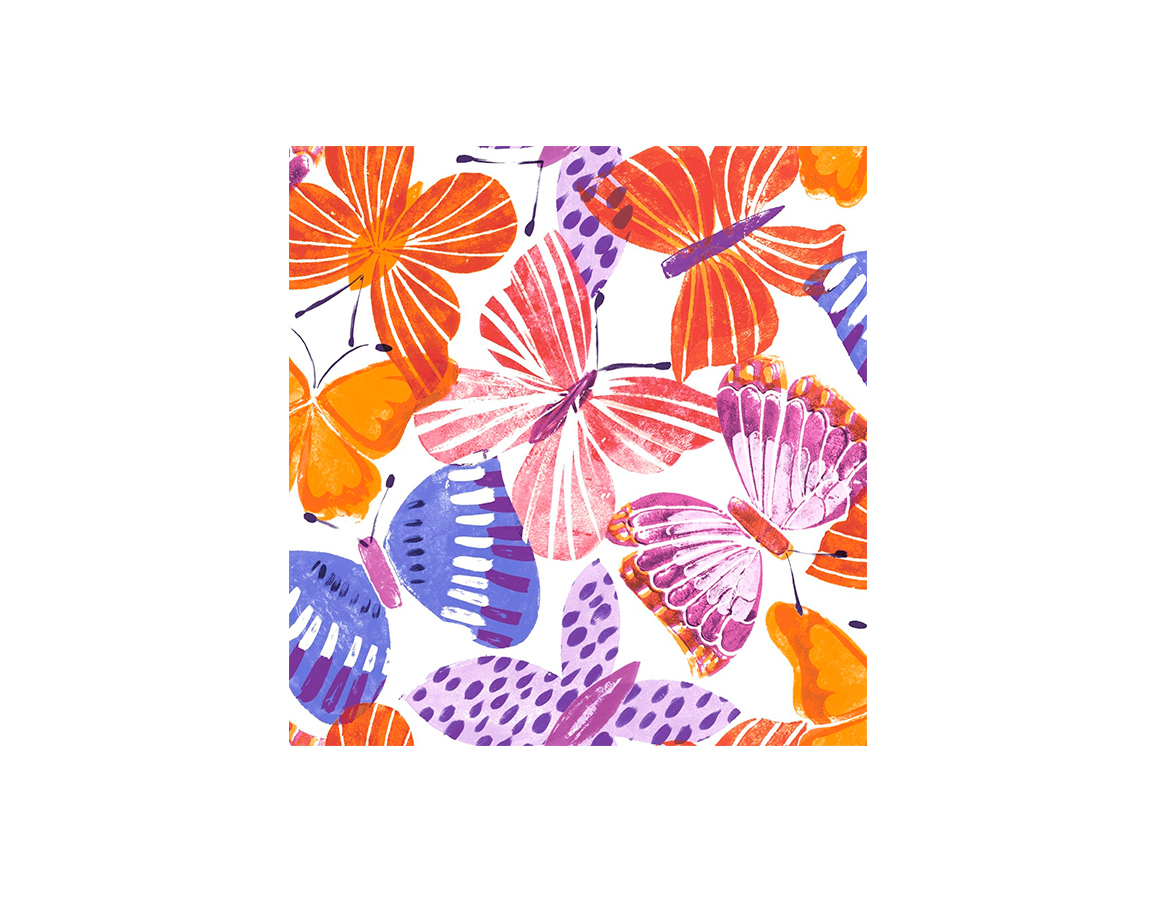SERVILLETAS EQ DECOUPAGE 33x33CM x20 U. 5049 MARIPOSAS
