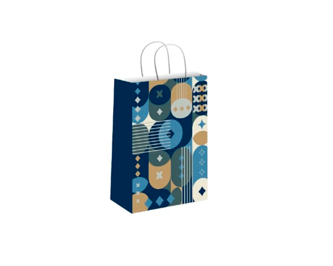 BOLSA BRANDPACK DISEÑOS GEOMETRICO 18X20