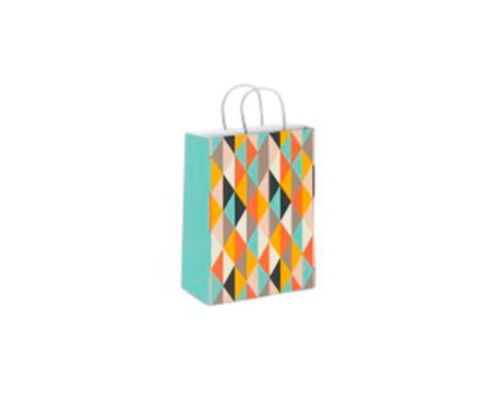 BOLSA BRANDPACK DISEÑOS ROMBOS 18X20