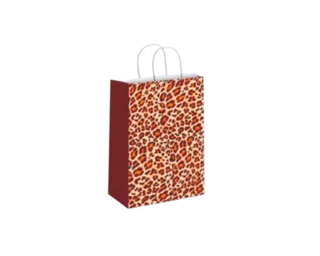 BOLSA BRANDPACK DISEÑOS LEOPARDO 18X20