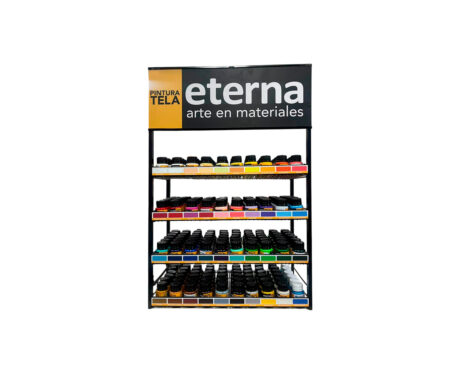 EXHIBIDOR ETERNA PINTURA DE TELA x 240 U