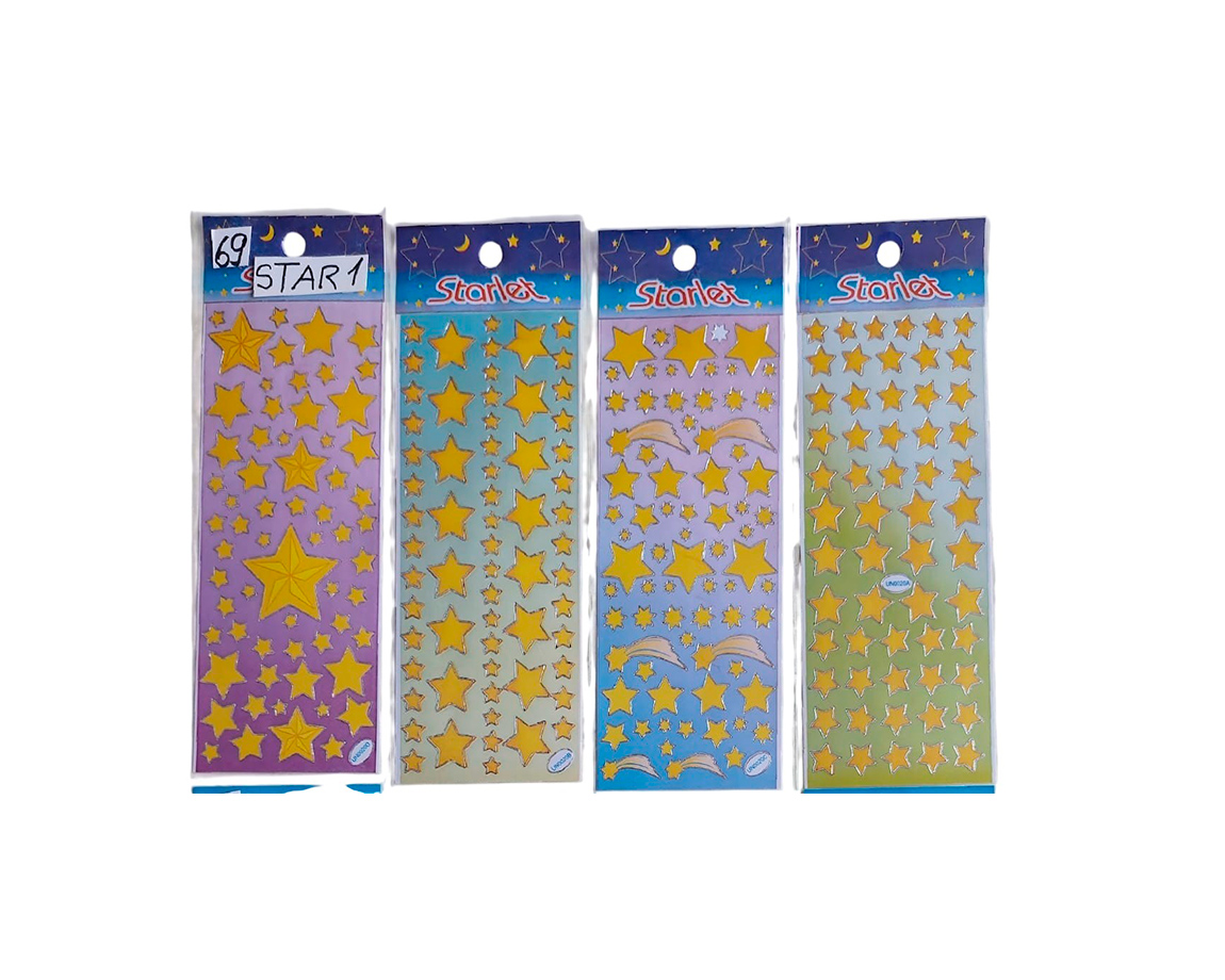 STICKERS STAR 1 x 10 U.