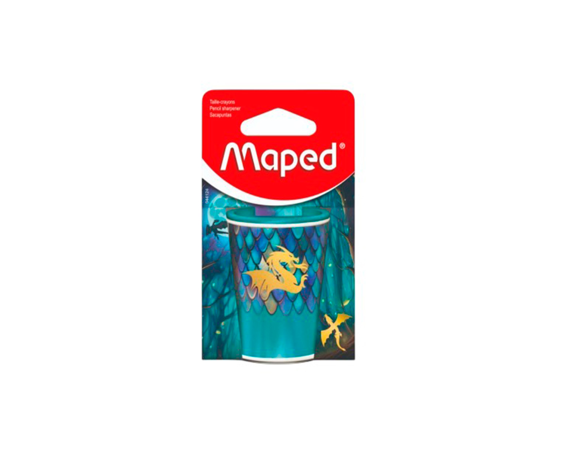 SACAPUNTAS PLAST. MAPED DRAGON 044124 2 BOCAS C/DEP.