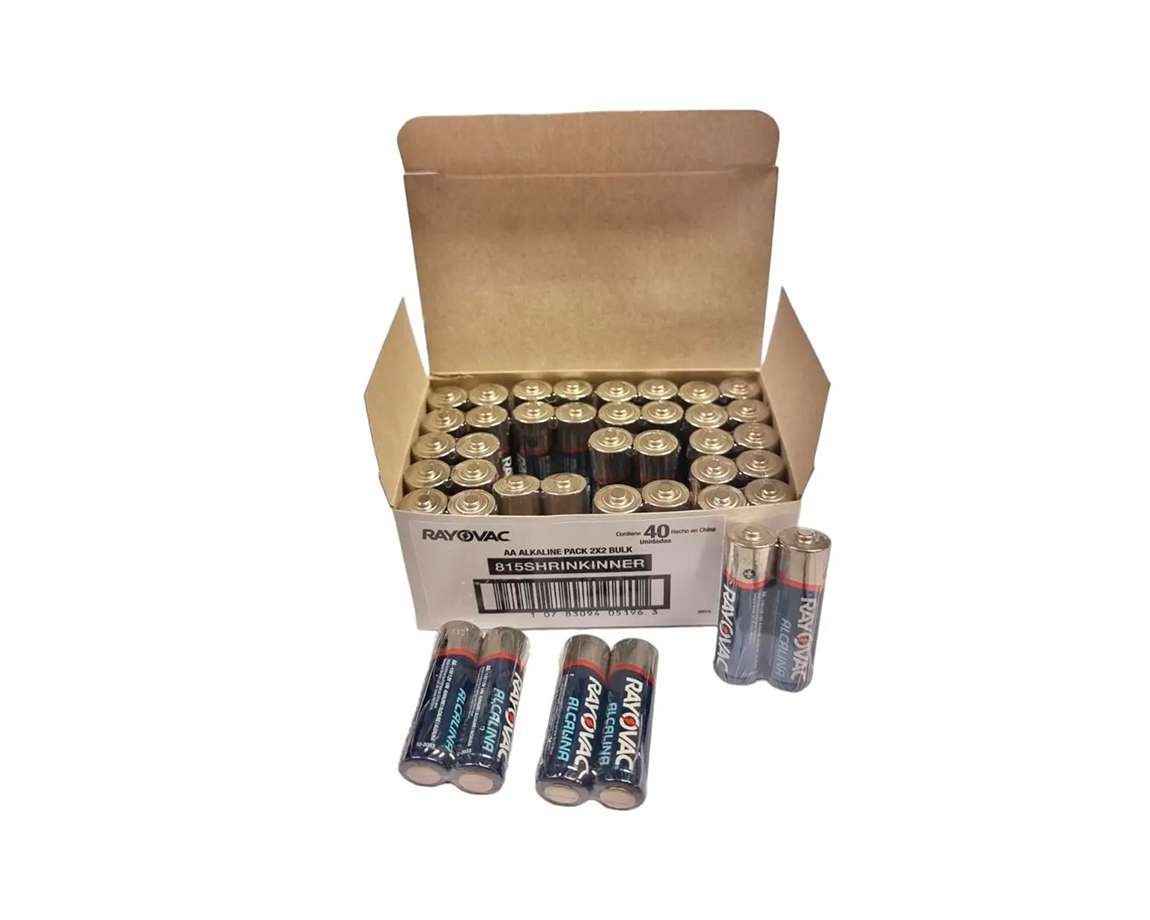 PILAS RAYOVAC AA ALCALINA x 40 UNID.