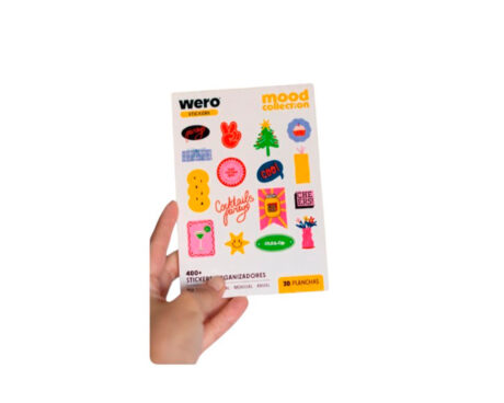 BLOCK STICKERS WE4416 20 PLANCHAS +DE 400 STICKERS
