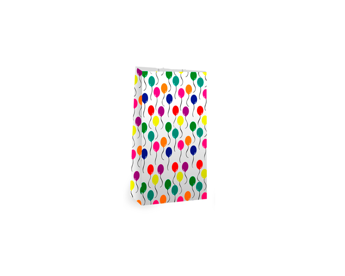 BOLSA BRANDPACK COTILLON GLOBOS 12X24 10 UNI