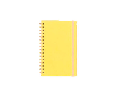 AGENDA NIVEL 10 N°8 3450/01 PASTEL CANARY AMARILLO ESP SEMAN 2027