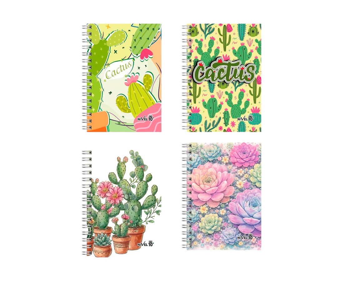 AGENDA NIVEL 10 N°8 3454 CACTUS ESP SEMAN 2027