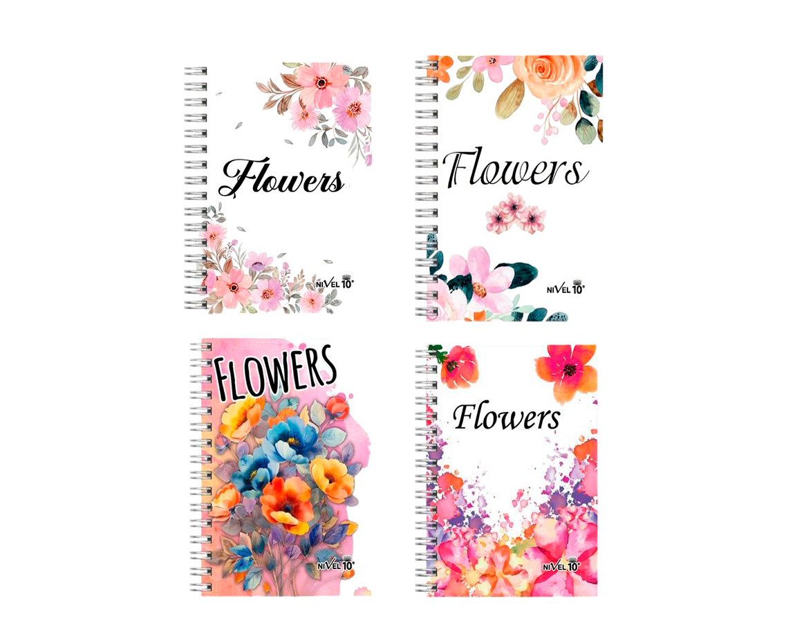 AGENDA NIVEL 10 BONJOUR 3640 FLOWERS ESP N°8 P/D 2027