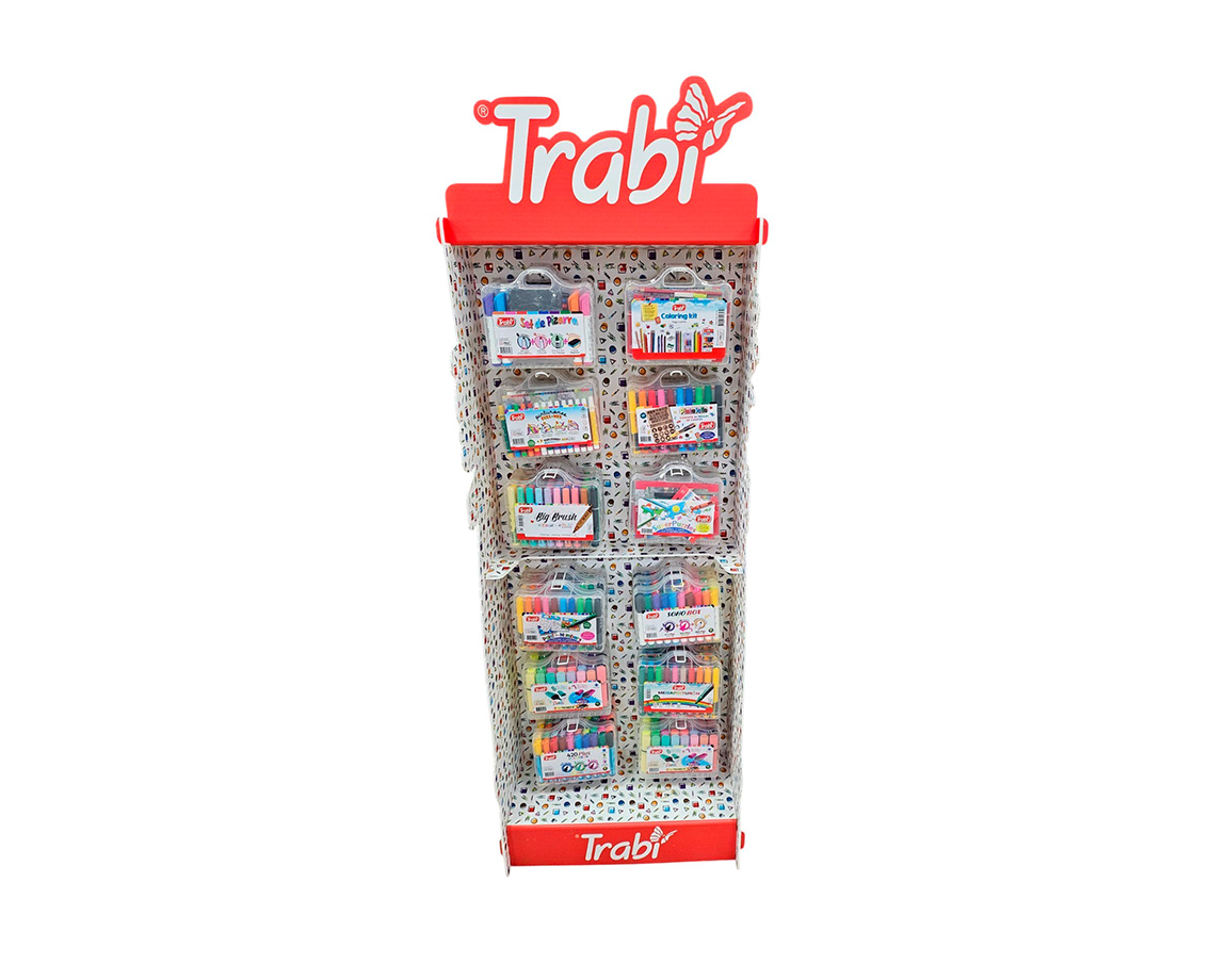 EXHIBIDOR TRABI VALIJAS X 38 UNIDADES