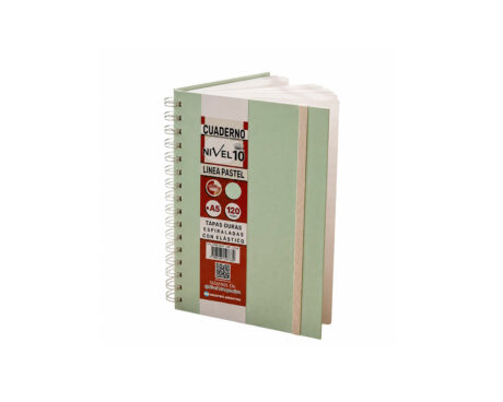 CUADERNO NIVEL 10 A4 BAMBOO PASTEL VERDE T/D 120 H =