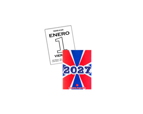 TACO ARRANCABLE 2027 Nro 5 - 9x13 CALENDARIO