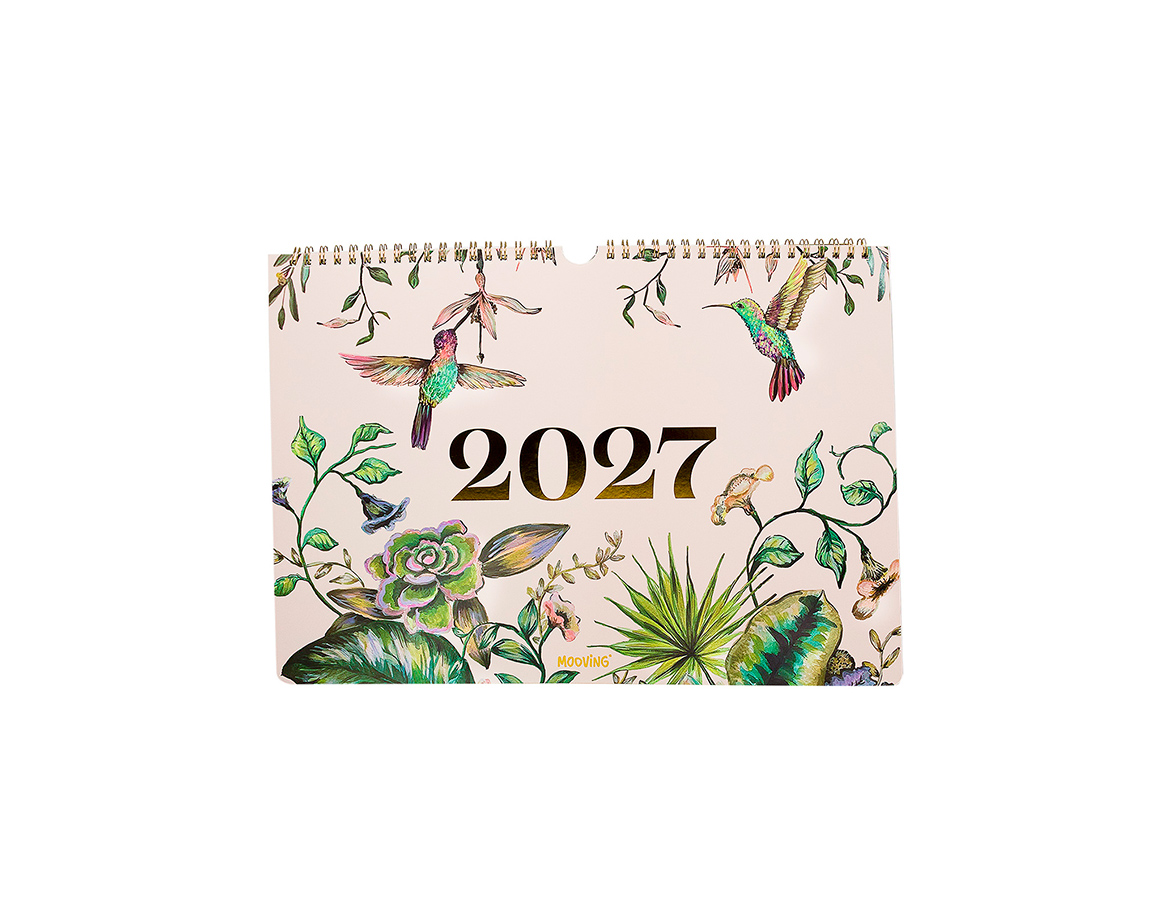 PLANIFICADOR MOOVING 1420241 35x25 FLORAL ESPIRAL 2027