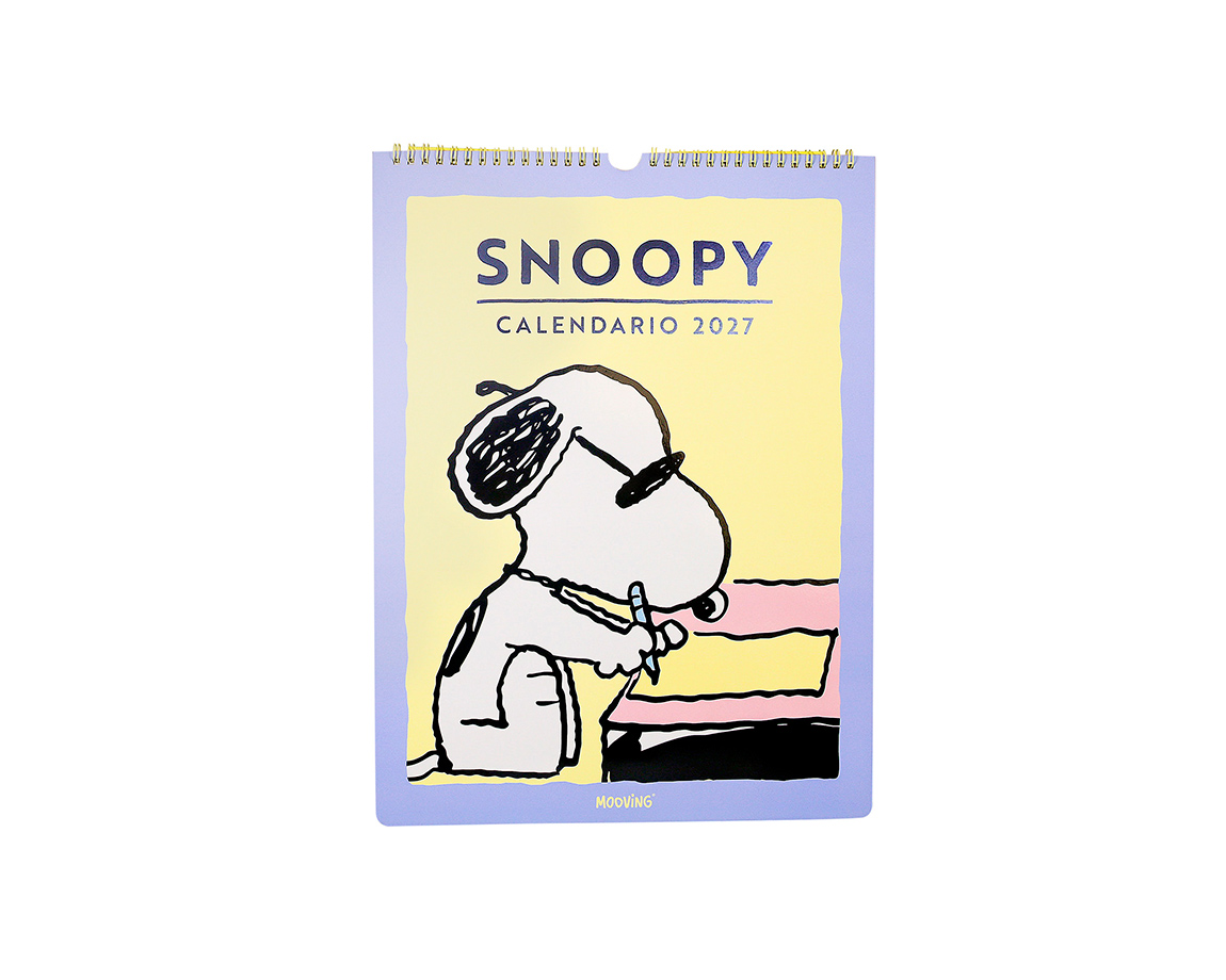 PLANIFICADOR MOOVING 1419134 30x40 SNOOPY ESPIRAL 2027
