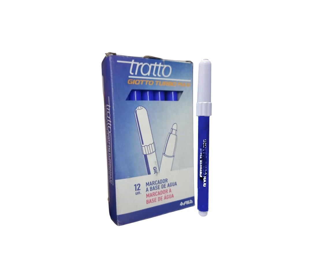 MARCADOR PAX GIOTTO TURBO MAXI AZUL x 12 u.