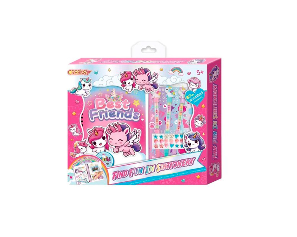 SET ARTE CRESKO CK482 CON DIARIO UNICORNIO