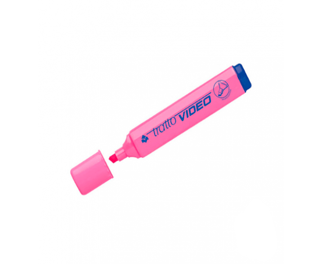 RESALTADOR TRATTO VIDEO ROSA