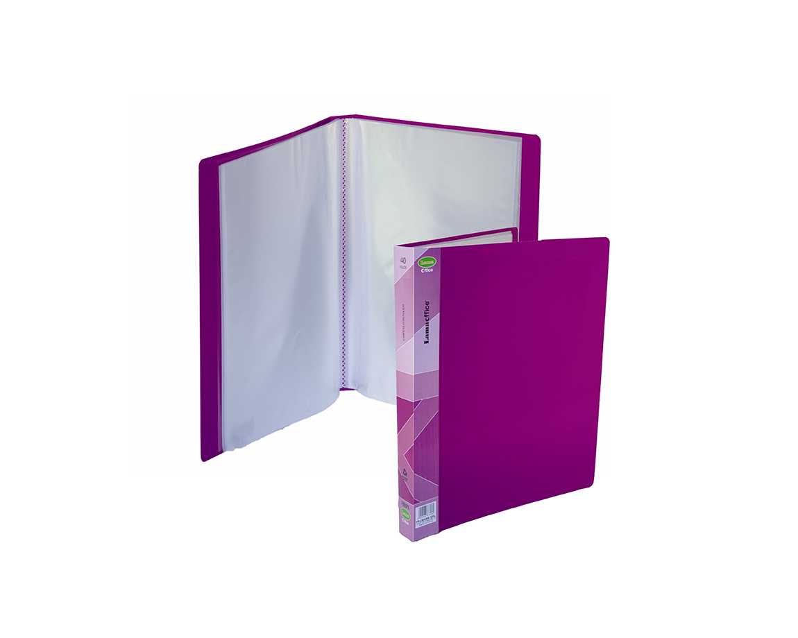 CARPETA LAMA OFFICE FM40F OFICIO 40 FOLIOS PASTEL PURPURA
