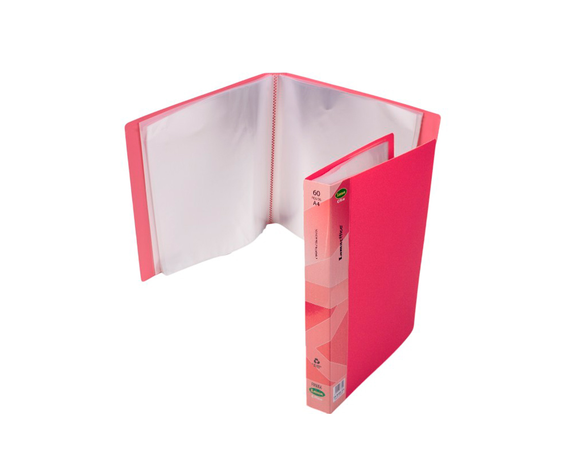 CARPETA LAMA OFFICE FM60F OFICIO 60 FOLIOS PASTEL SALMON