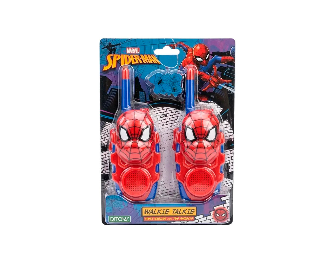 JUGUETE DITOYS 3067 WALKIE TALKIE SPIDERMAN