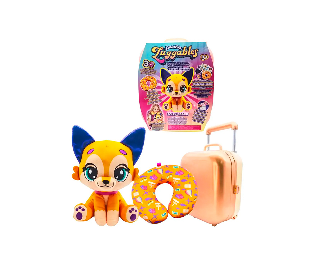 JUGUETE LUGGABLES 2509001 VALIJA CARRY ON CON PELUCHE