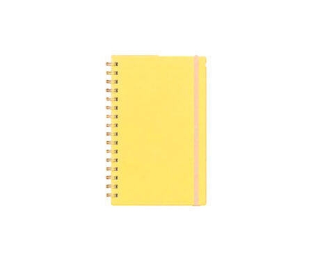 CUADERNO NIVEL 10 A5 CANARY PASTEL AMARILLO T/D 120 H # 6468