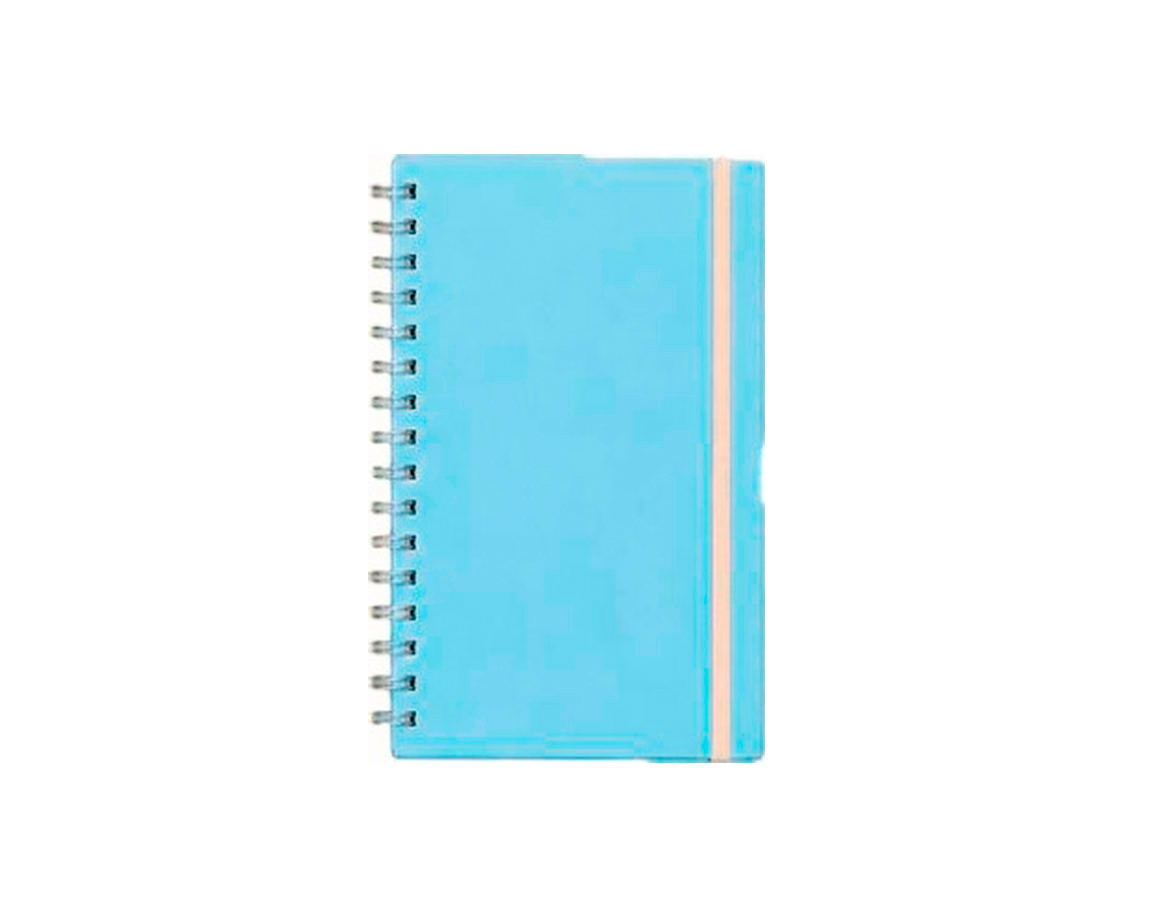 CUADERNO NIVEL 10 A5 CIELO PASTEL CELESTE T/D 120 H #