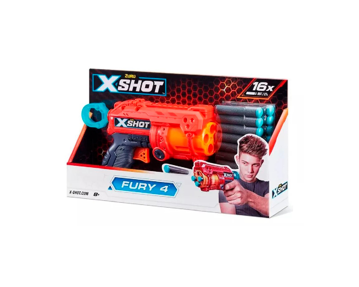 JUGUETE ZURU X-SHOT 6886 EXCEL FURY 4