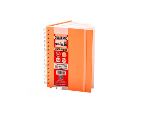 CUADERNO NIVEL 10 A5 SUNSET PASTEL DURAZNO T/D 120 H # 6471
