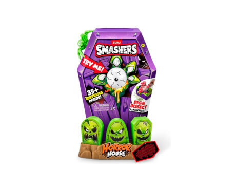 JUGUETE ZURU SMASHERS 7659 HORROR HOUSE LARGE + 35 SORPRESAS