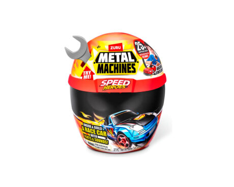 JUGUETE ZURU METAL MACHINES 7613 SPEED HERO CASCO ROJO