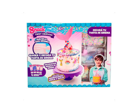 JUGUETE JULIANA SIS0010 SNACKTASTIC DECORA TU TORTA DE SIRENA