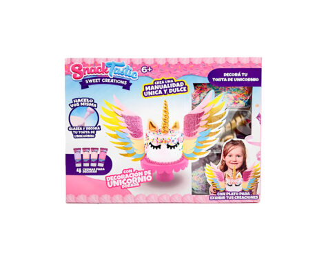 JUGUETE JULIANA SIS0011 SNACKTASTIC DECORA TU TORTA DE UNICORNIO