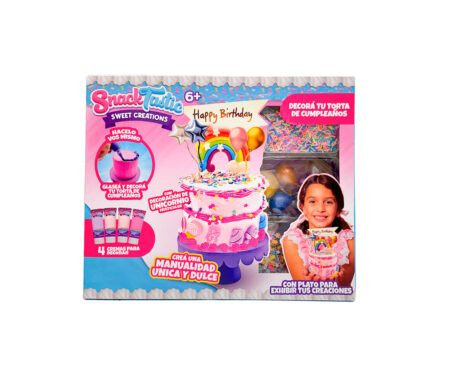 JUGUETE JULIANA SIS0012 SNACKTASTIC DECORA TU TORTA DE CUMPLEAÑOS