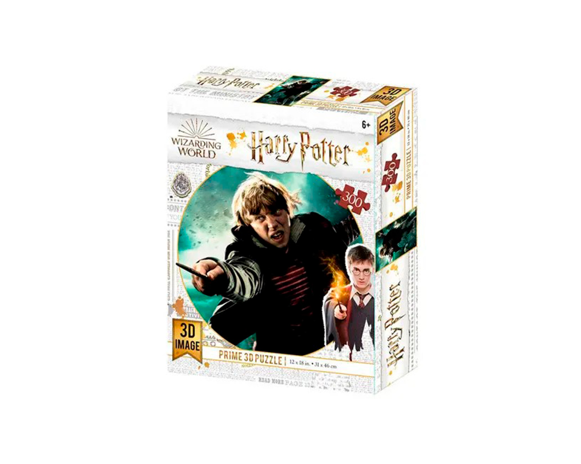 JUGUETE PUZZLE HARRY POTTER HARRY & RON 3D 300P PMD018