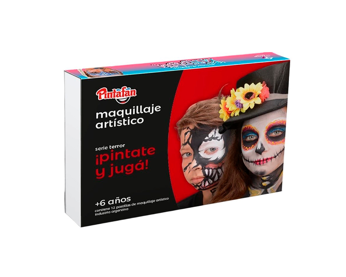 MAQUILLAJE PINTAFAN HALLOWEEN 617-04 CAJA JUEGO TERROR