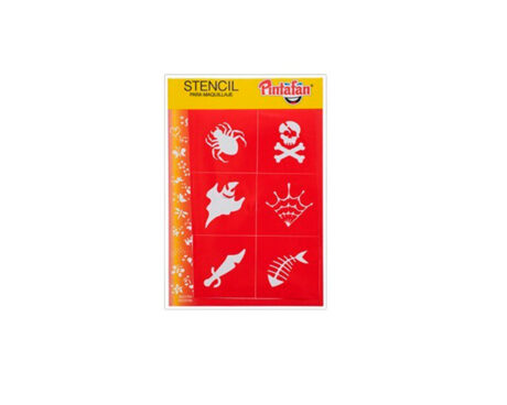 STENCIL PINTAFAN HALLOWEEN 6 EN 1 630-10 CALAVERA