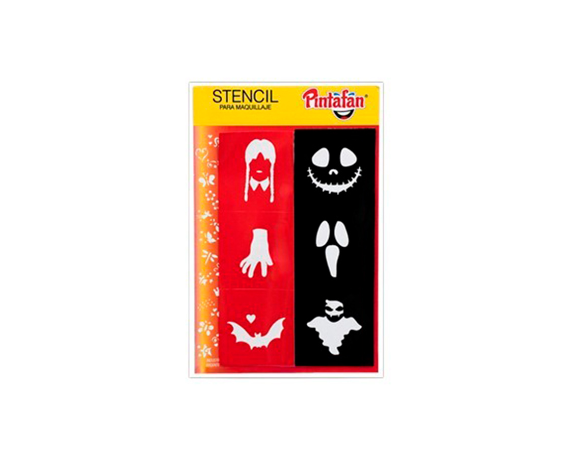 STENCIL PINTAFAN HALLOWEEN 6 EN 1 630-11 MERLI