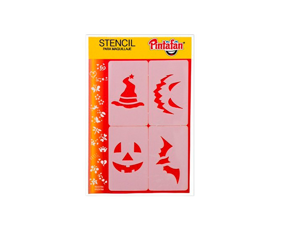 STENCIL PINTAFAN HALLOWEEN 4 EN 1 615-08 SURT